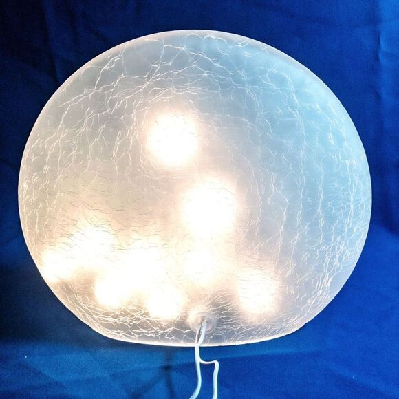 Spring Florals Glass Lighted Vase Signed Home Decor Illumination - Picture 10 of 14